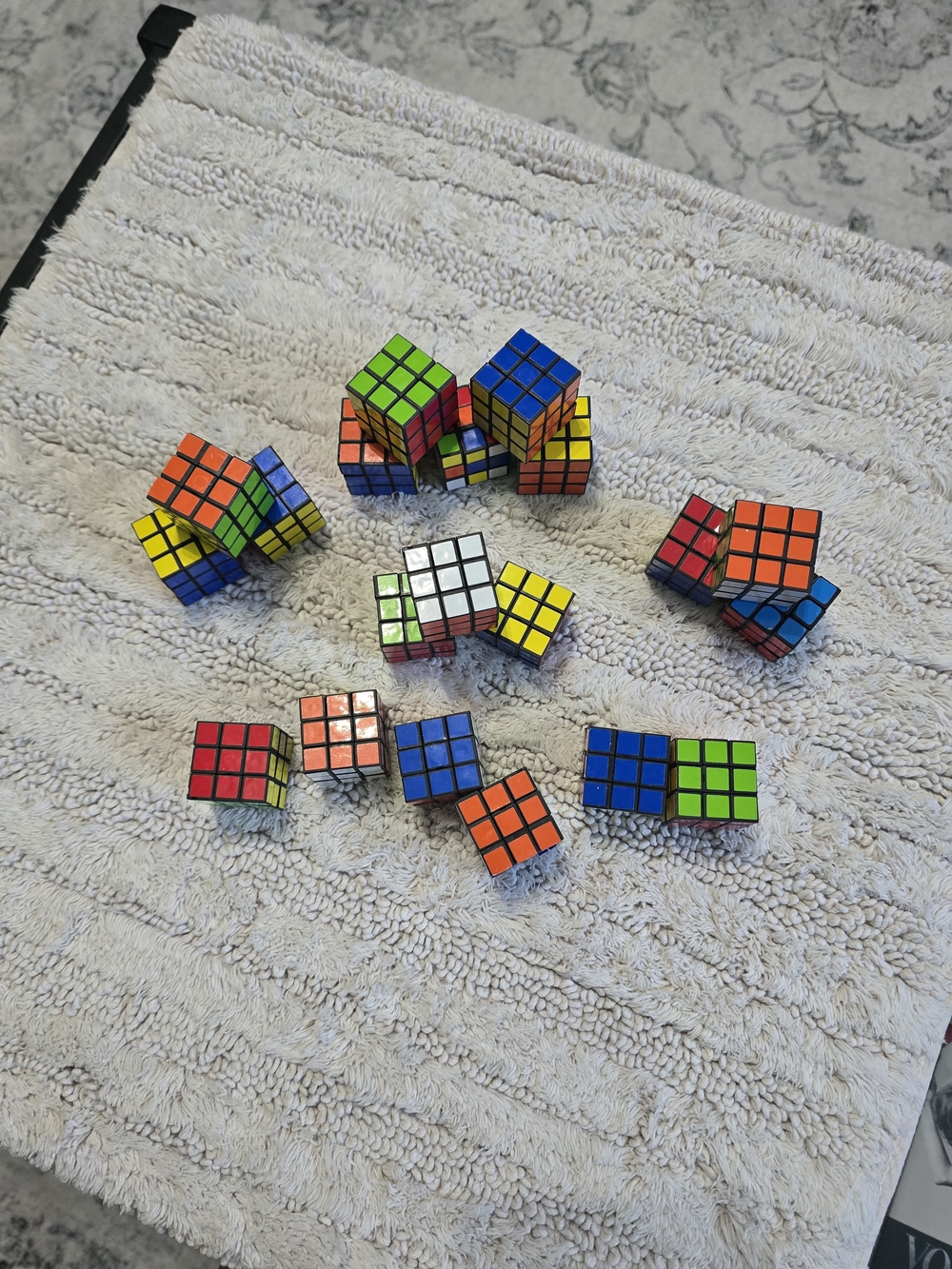 Mini 2x2 and 3x3 Puzzle Cube Set - Multicolor Kids Toy